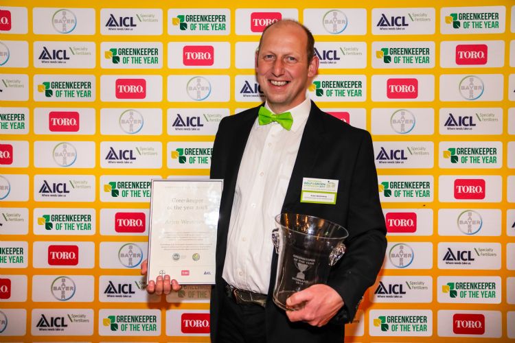 Greenkeeper of the Year 2018, Arjen Westeneng Greenkeeper of the Year 2018, Arjen Westeneng