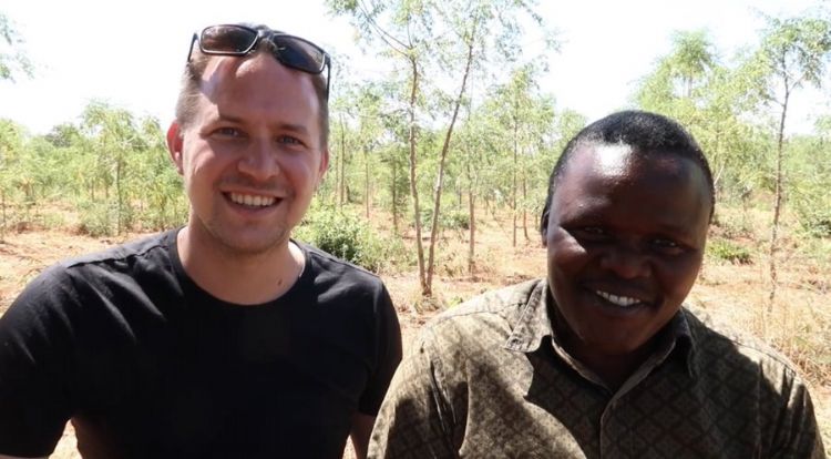 Roeland Lelieveld (l) en Daniël Muvali 