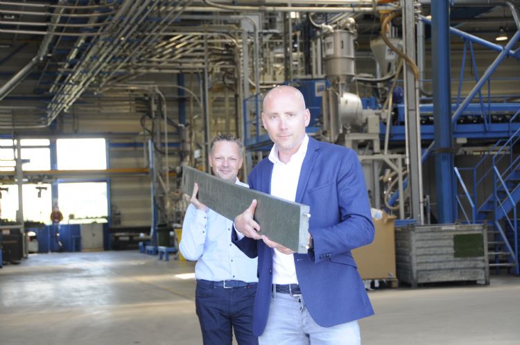 Stefan Hofman (Lankhorst Recycling Products) en William van Diemen (W&H Sports)